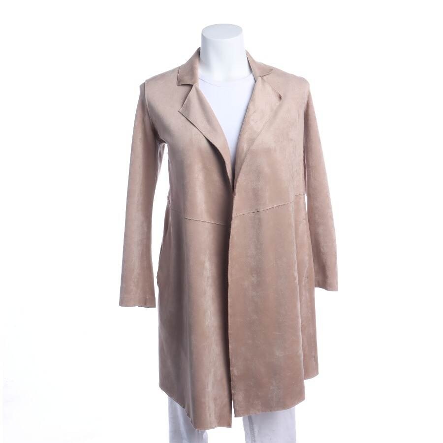 Image 1 of Linen Coat 34 Light Brown in color Brown | Vite EnVogue