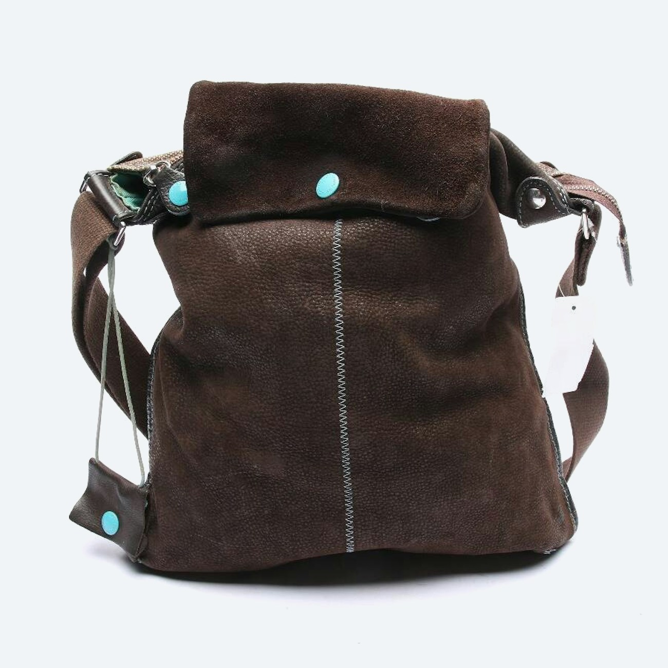 Image 1 of Crossbody Bag Dark Brown in color Brown | Vite EnVogue