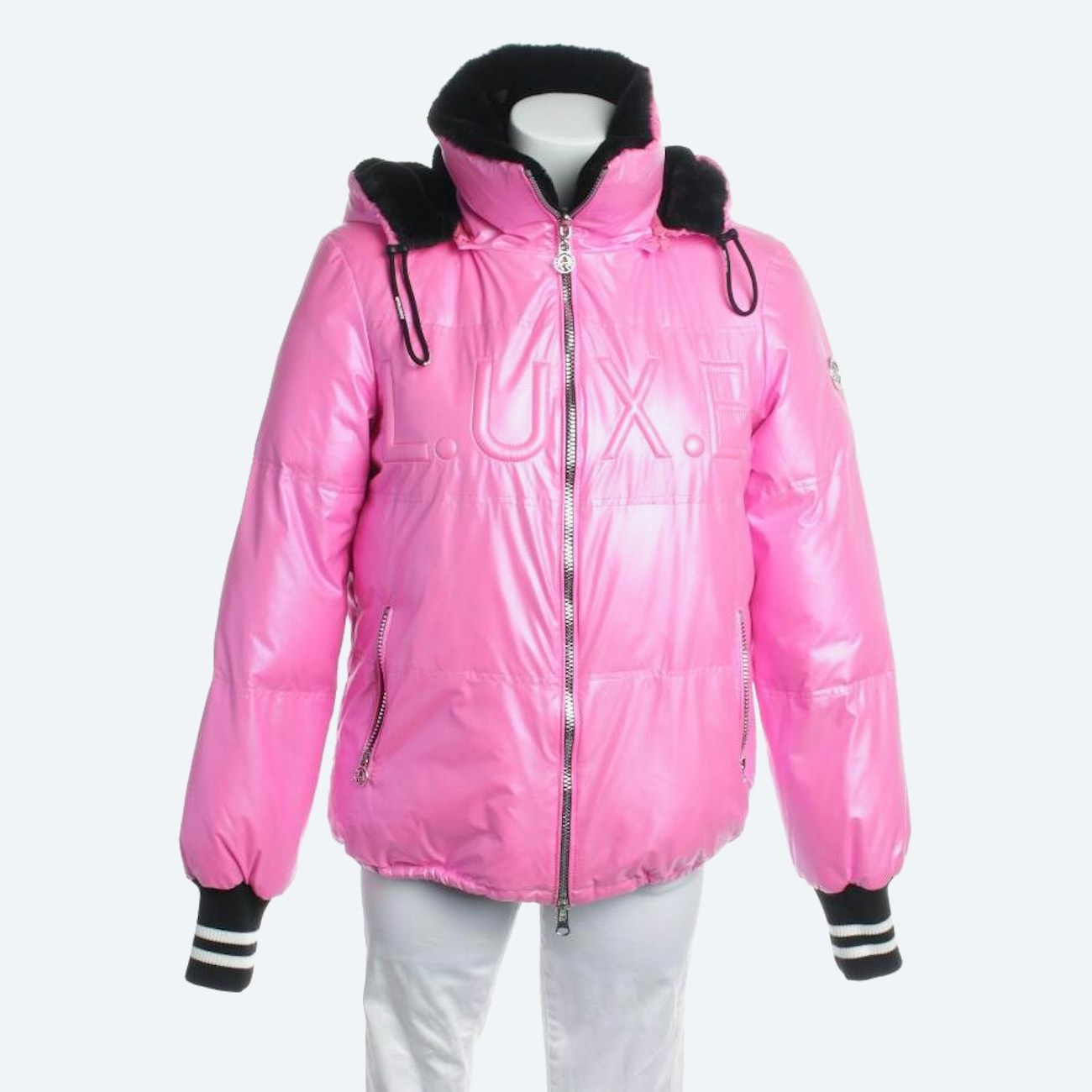 Image 1 of Winter Jacket 34 Light Pink in color Pink | Vite EnVogue