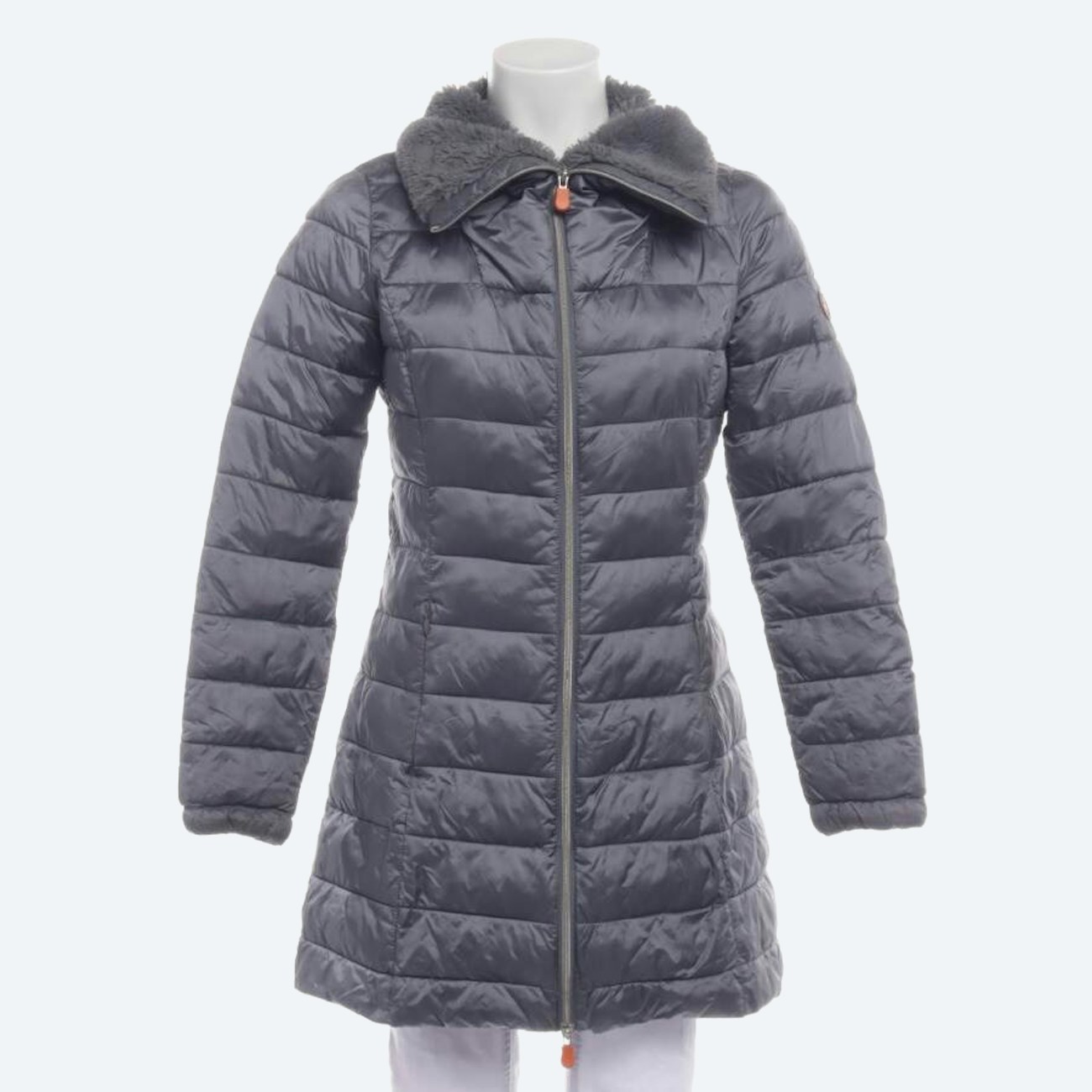 Image 1 of Quilted Coat 36 Gray in color Gray | Vite EnVogue