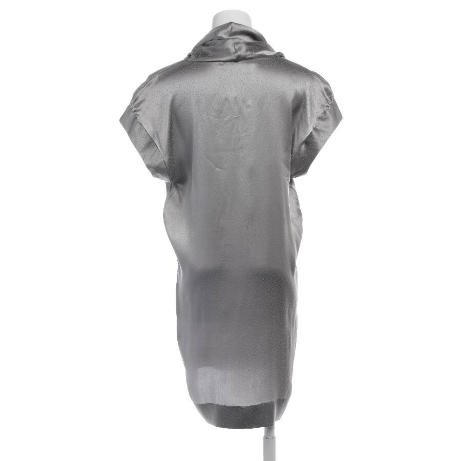 Image 2 of Silk Dress 34 Silver in color Metallic | Vite EnVogue