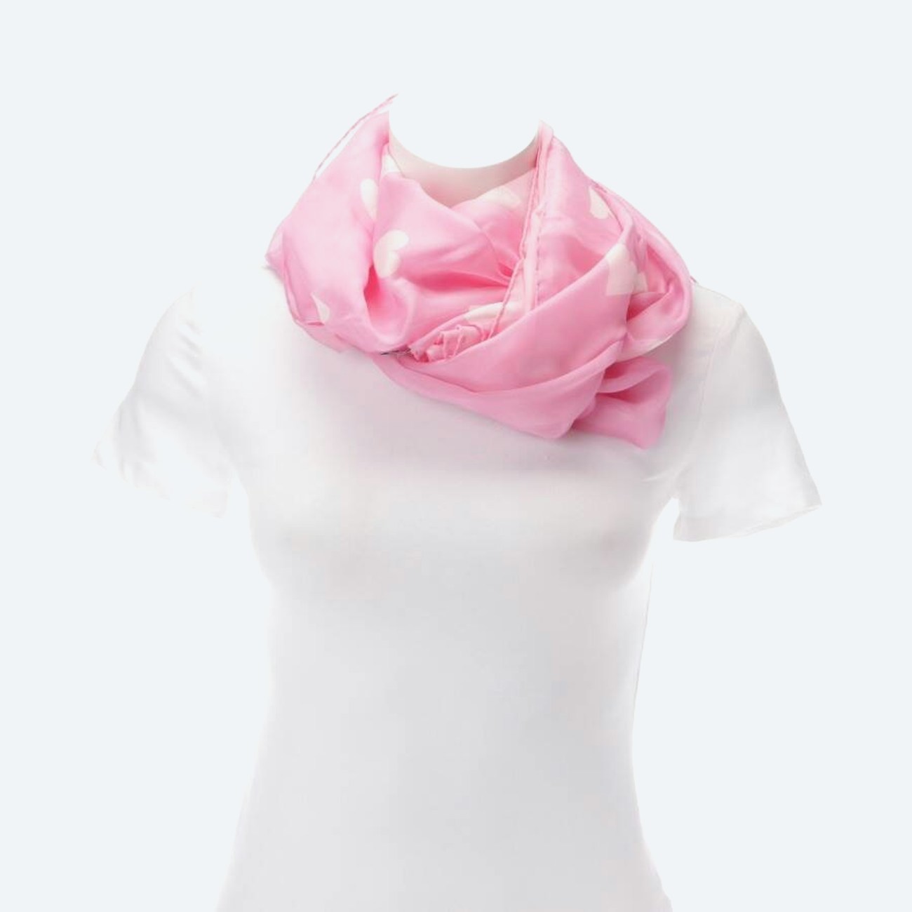 Bild 1 von Seidenschal Hellrosa in Farbe Rosa | Vite EnVogue