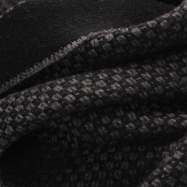 Image 2 of Wool Scarf Dark Gray in color Gray | Vite EnVogue
