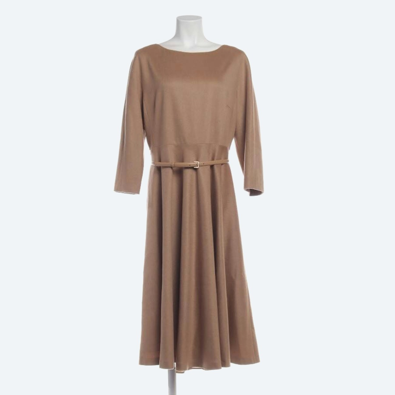 Image 1 of Wool Dress 46 Brown in color Brown | Vite EnVogue