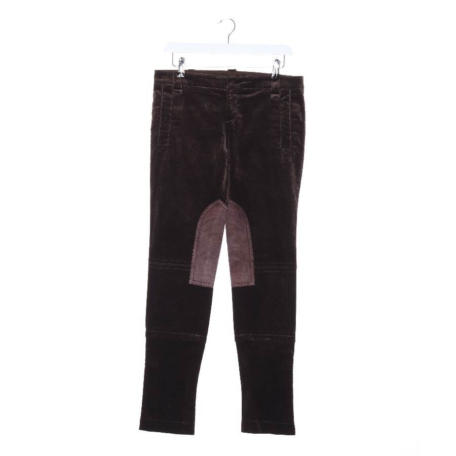Image 1 of Velvet Pants 36 Brown in color Brown | Vite EnVogue