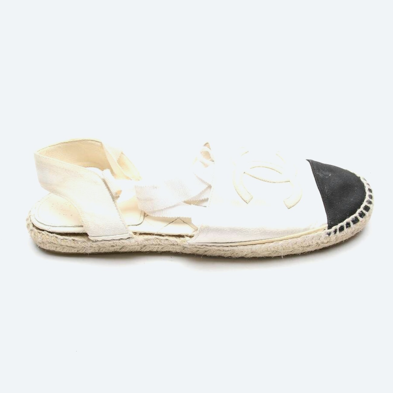 Image 1 of Sandals EUR 41 Cream in color White | Vite EnVogue