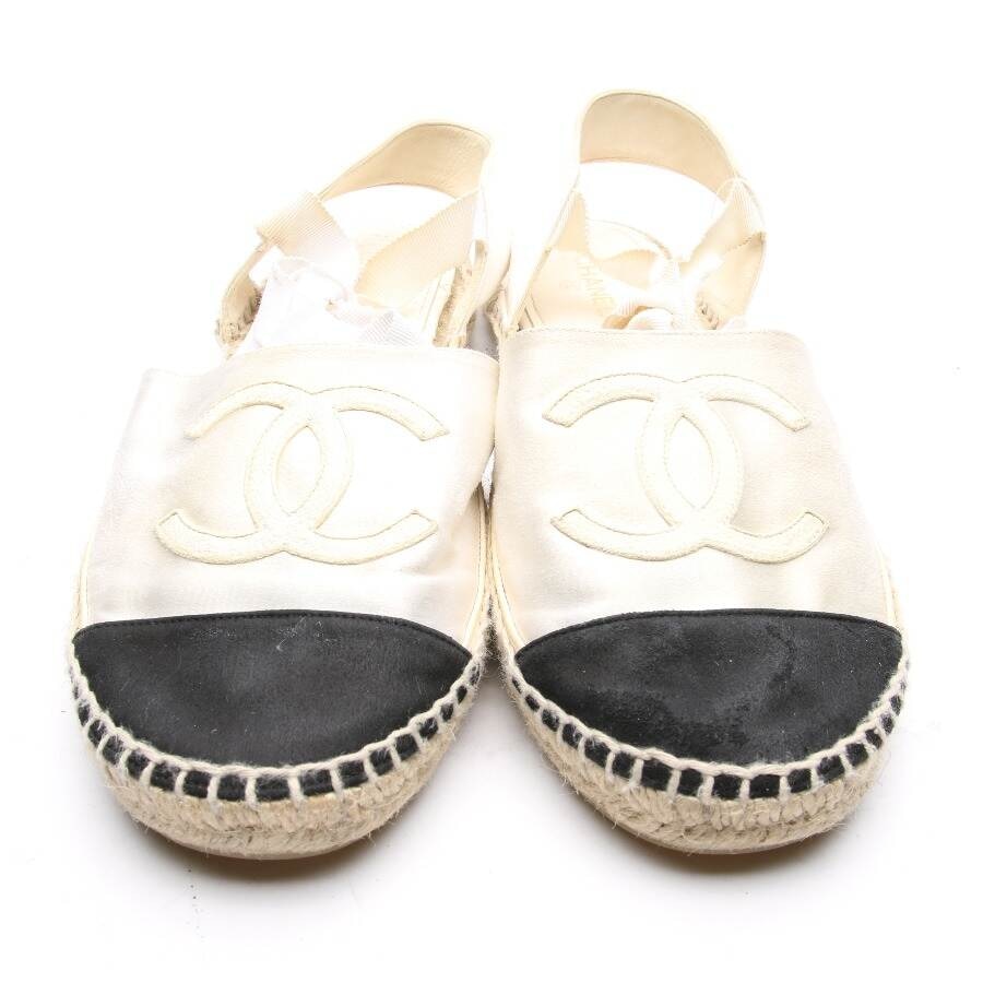 Image 2 of Sandals EUR 41 Cream in color White | Vite EnVogue