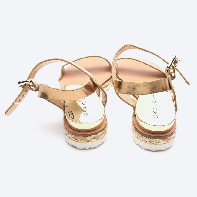 Image 3 of Sandals EUR 36 Gold in color Metallic | Vite EnVogue