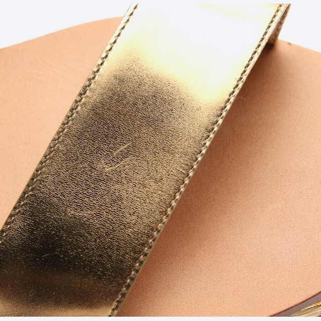 Image 5 of Sandals EUR 36 Gold in color Metallic | Vite EnVogue