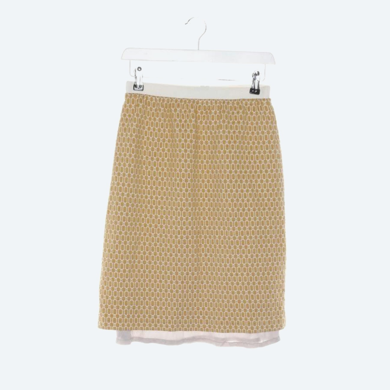 Image 1 of Skirt 36 Pastel Yellow in color Yellow | Vite EnVogue
