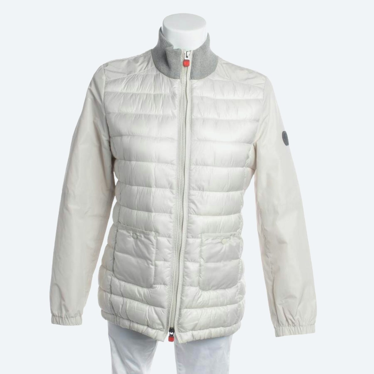 Image 1 of Quilted Jacket 38 Beige in color White | Vite EnVogue