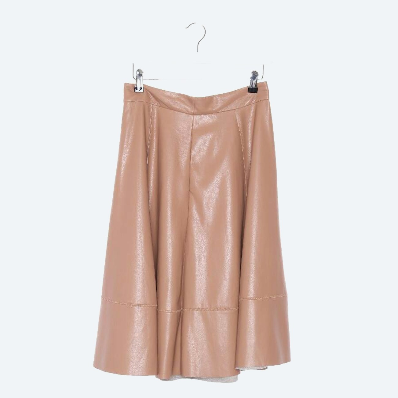 Image 1 of Skirt 38 Brown in color Brown | Vite EnVogue