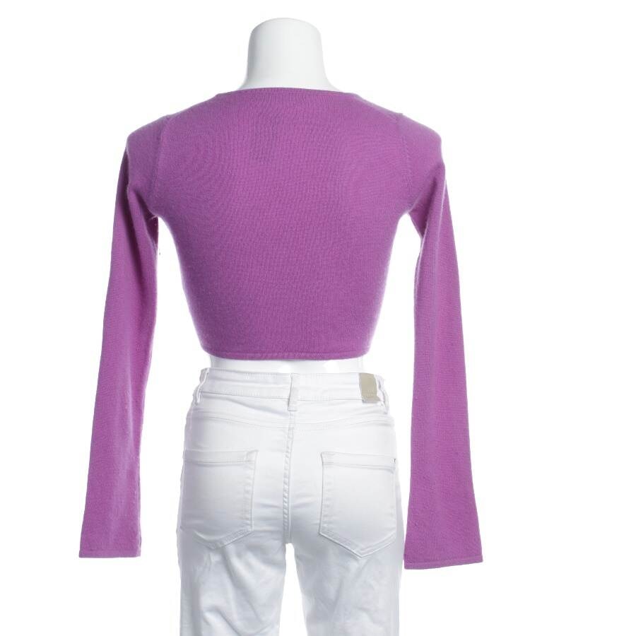 Image 2 of Cashmere Cardigan XS Purple in color Purple | Vite EnVogue