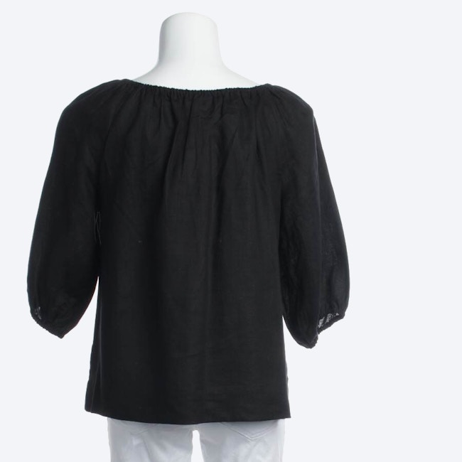 Image 2 of Linen Blouse XS Black in color Black | Vite EnVogue