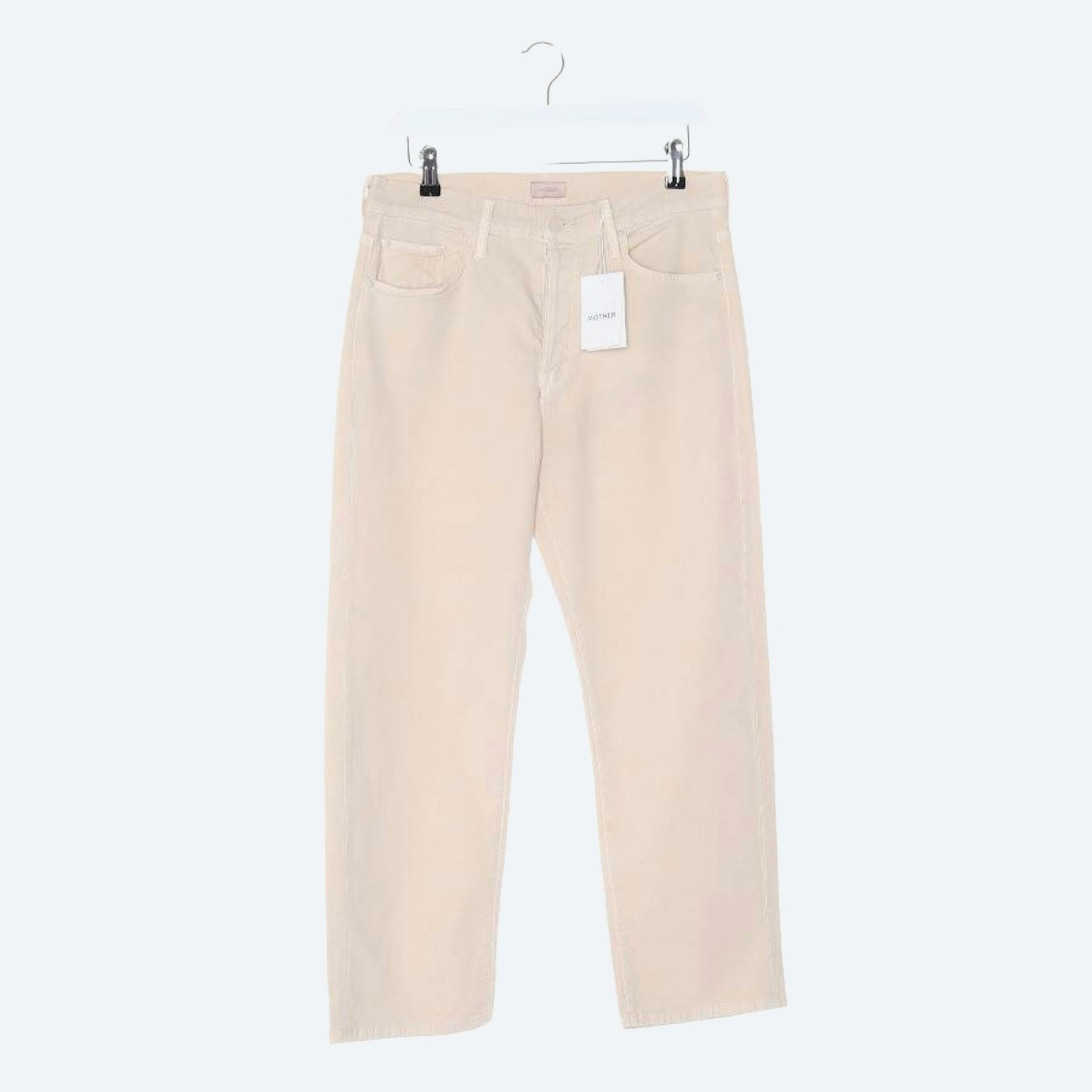 Image 1 of Jeans Straight Fit W28 Beige in color White | Vite EnVogue