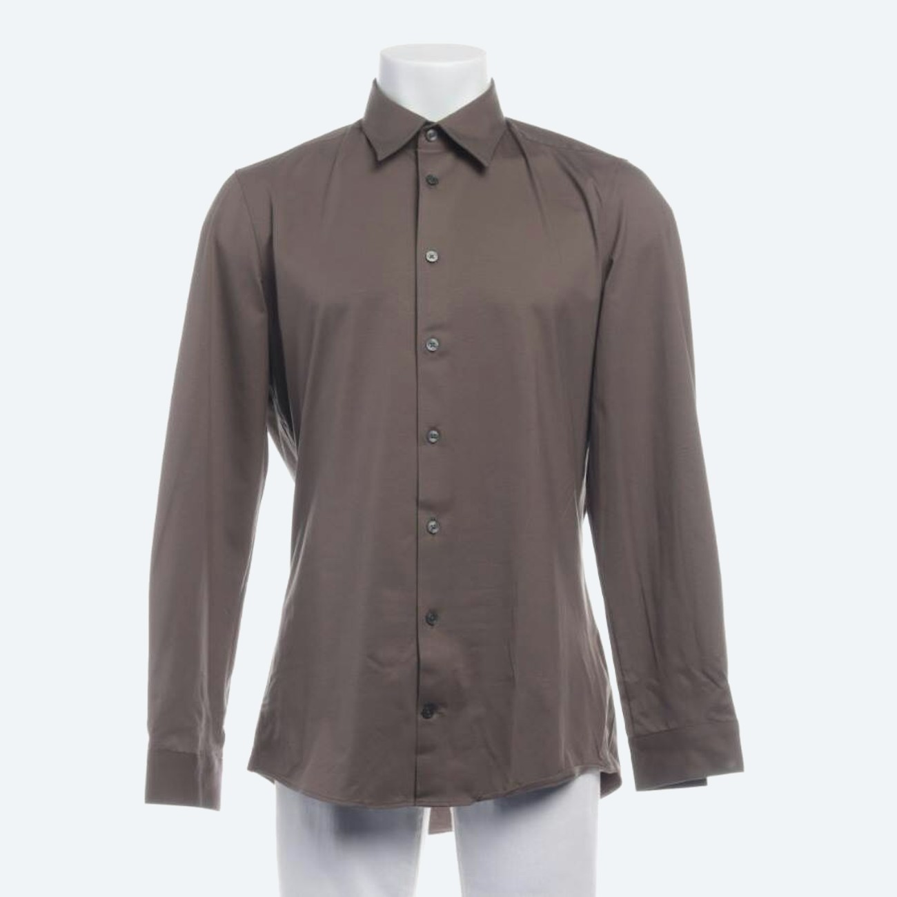 Image 1 of Casual Shirt L Brown in color Brown | Vite EnVogue