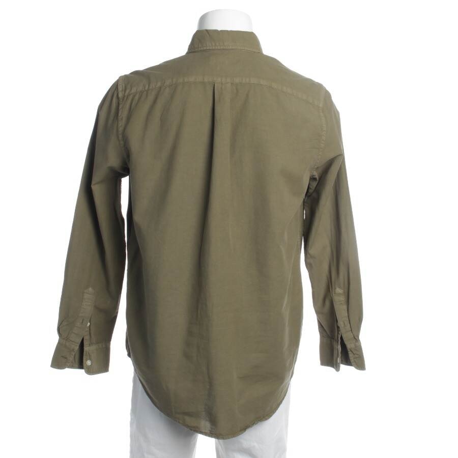 Image 2 of Casual Shirt L Olive Green in color Green | Vite EnVogue