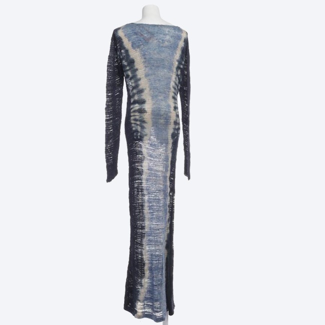 Image 2 of Silk Dress XL Blue in color Blue | Vite EnVogue
