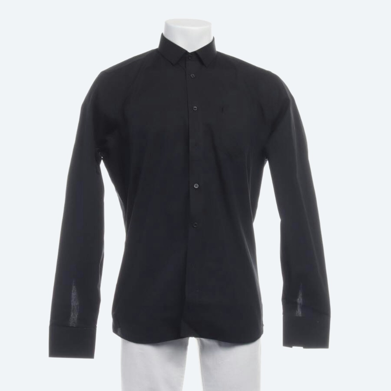 Image 1 of Casual Shirt 40 Black in color Black | Vite EnVogue