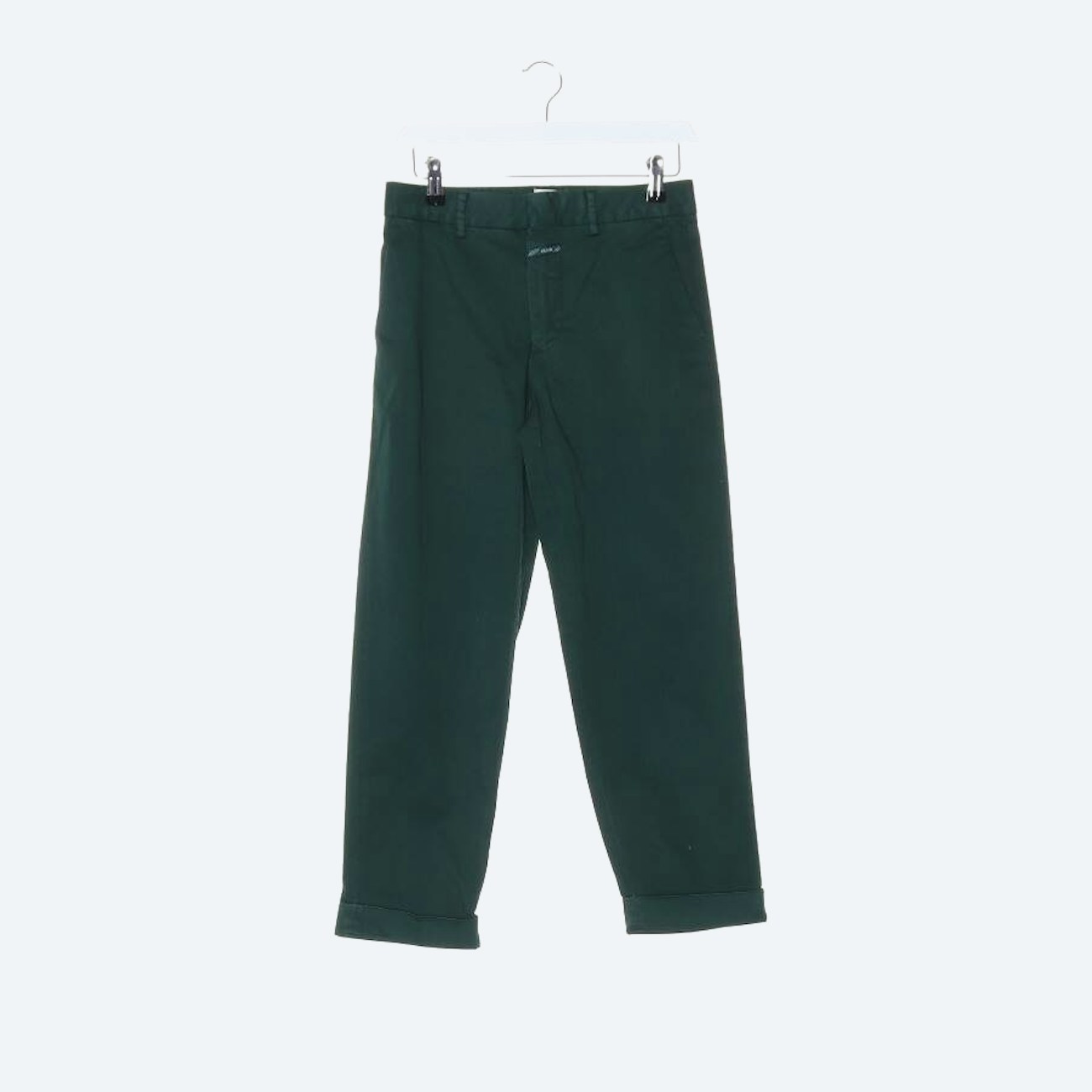 Image 1 of Trousers W24 Green in color Green | Vite EnVogue