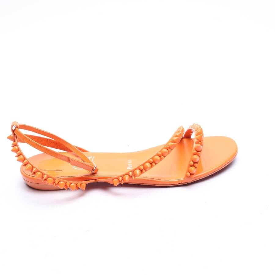 Image 1 of Sandals EUR 39 Dark Orange in color Orange | Vite EnVogue