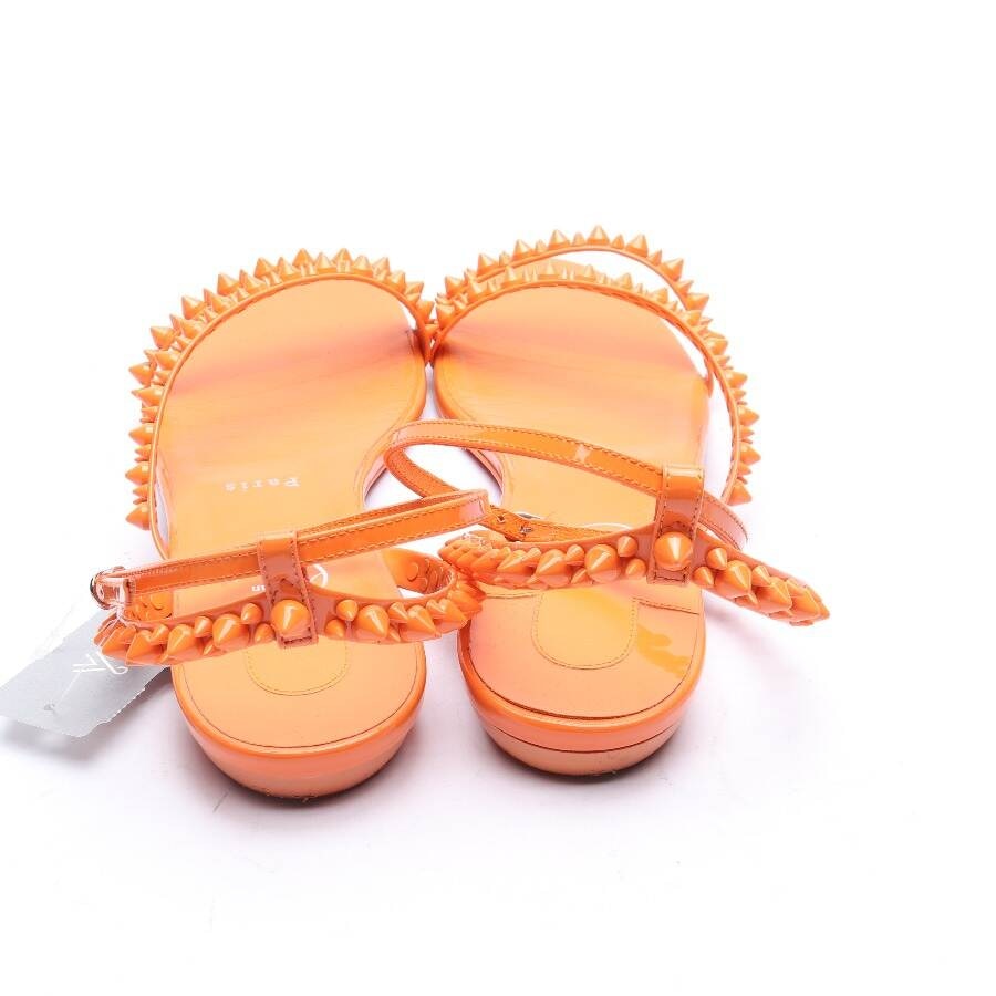 Image 3 of Sandals EUR 39 Dark Orange in color Orange | Vite EnVogue