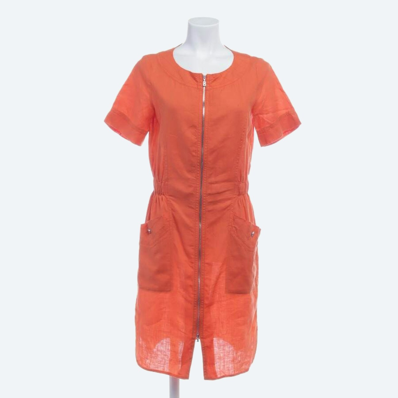 Image 1 of Linen Dress 34 Dark Orange in color Orange | Vite EnVogue