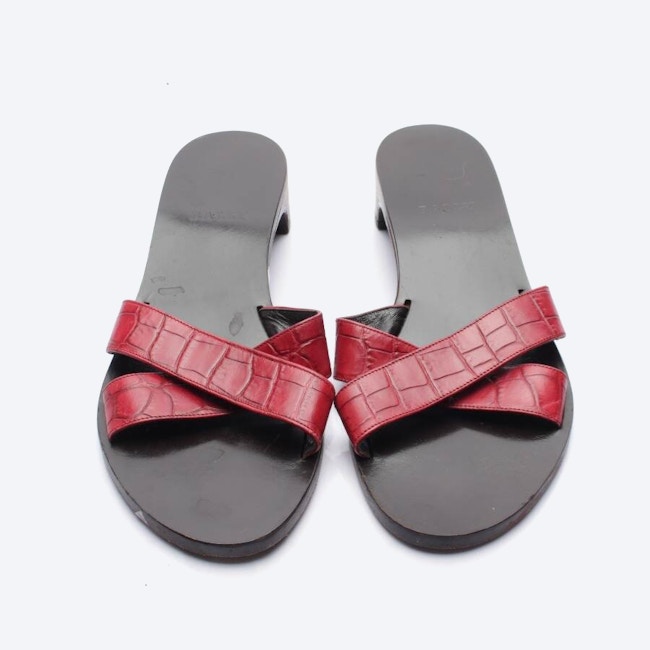 Image 2 of Heeled Sandals EUR 36.5 Dark Brown in color Brown | Vite EnVogue