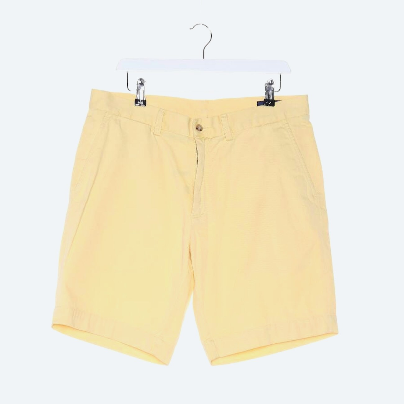 Image 1 of Shorts W34 Pastel Yellow in color Yellow | Vite EnVogue