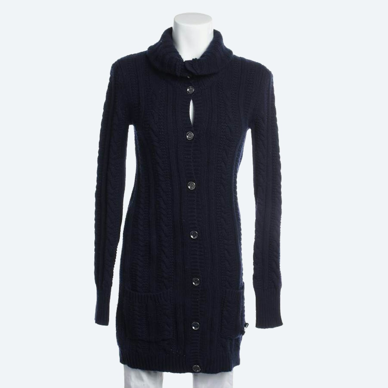 Image 1 of Cardigan XS Navy in color Blue | Vite EnVogue