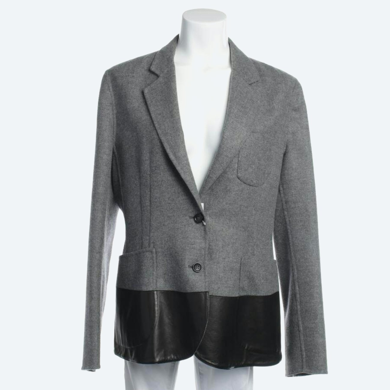 Image 1 of Wool Blazer XL Gray in color Gray | Vite EnVogue