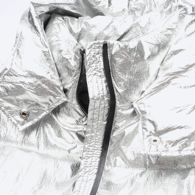 Image 3 of Winter Coat M Silver in color Metallic | Vite EnVogue