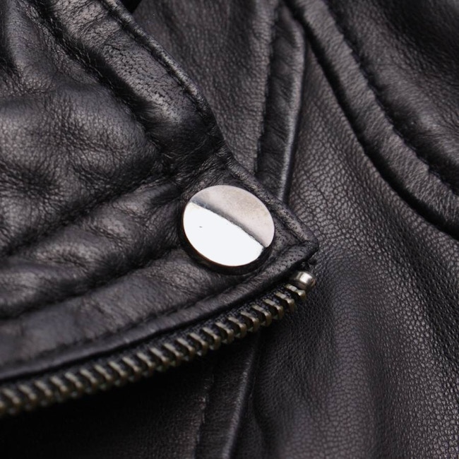 Image 4 of LeatherJacket 40 Black in color Black | Vite EnVogue