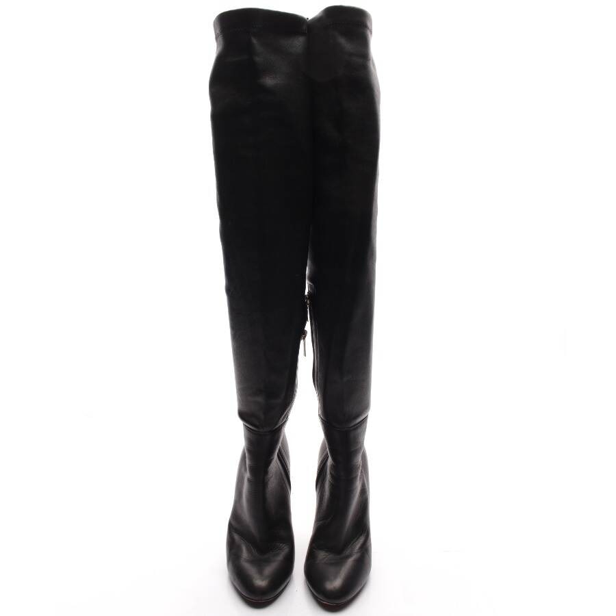 Image 2 of Overknee Boots EUR 39 Black in color Black | Vite EnVogue