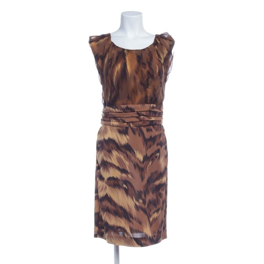 Image 1 of Silk Dress 42 Brown in color Brown | Vite EnVogue