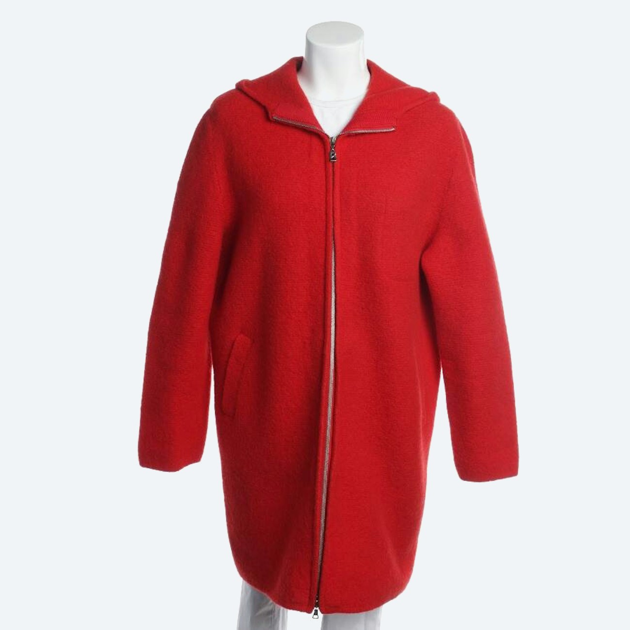Image 1 of Wool Coat 44 Red in color Red | Vite EnVogue