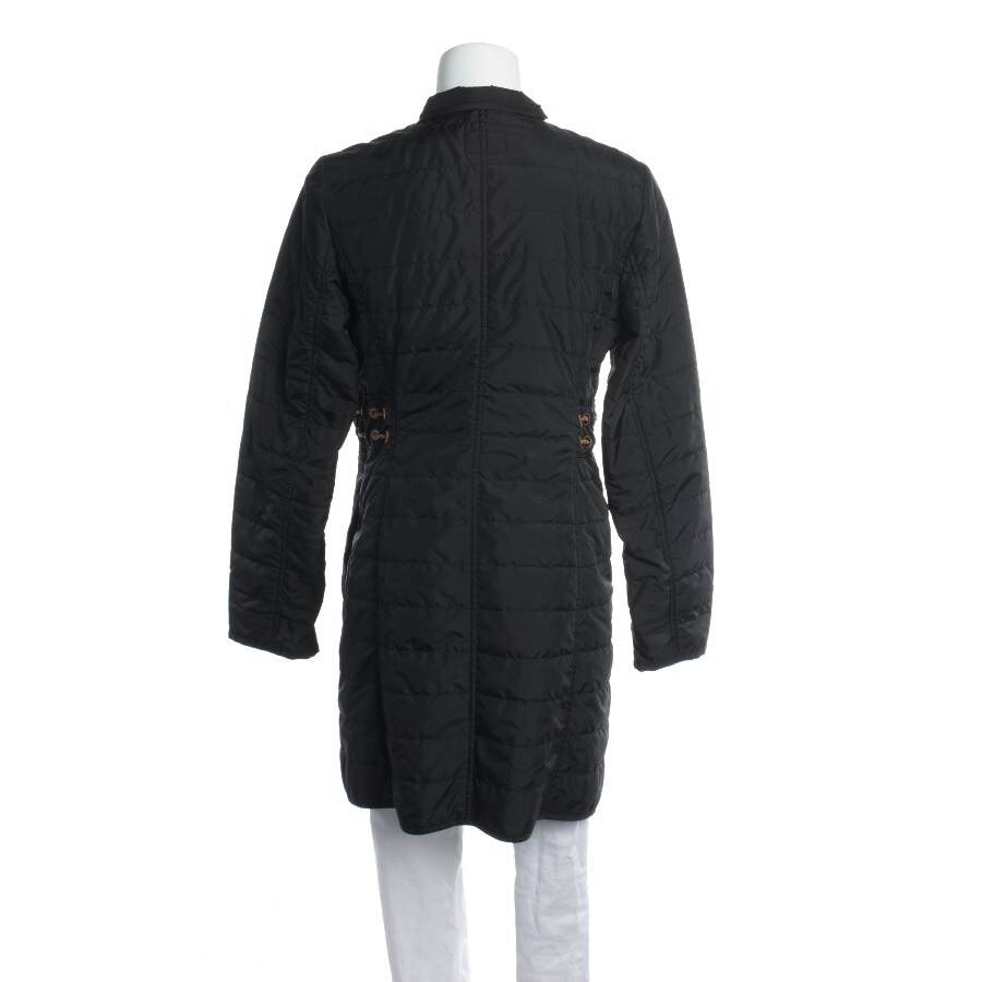 Image 2 of Quilted Coat 38 Black in color Black | Vite EnVogue