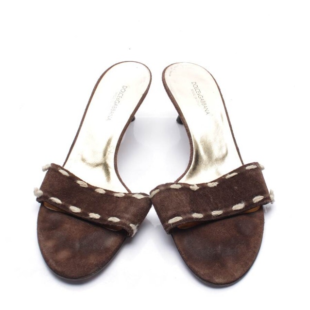 Heeled Sandals EUR 40 Brown | Vite EnVogue