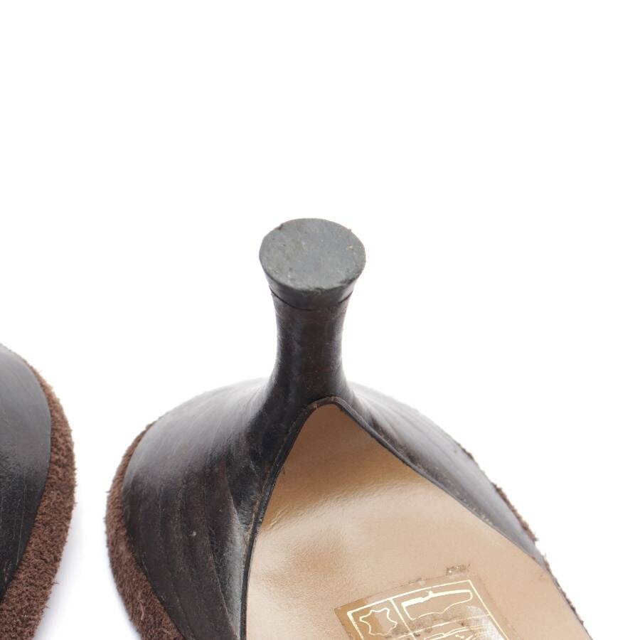 Image 6 of Heeled Sandals EUR 40 Dark Brown in color Brown | Vite EnVogue
