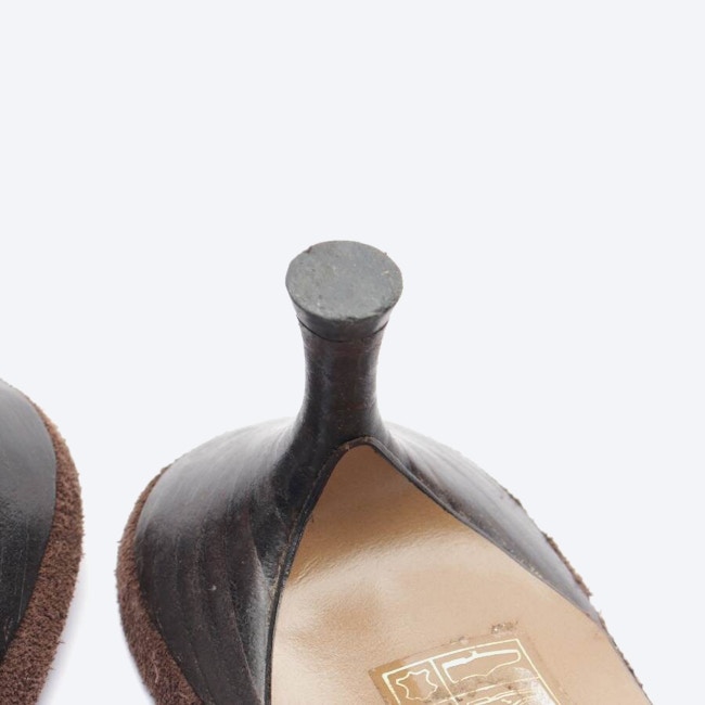 Image 6 of Heeled Sandals EUR 40 Dark Brown in color Brown | Vite EnVogue