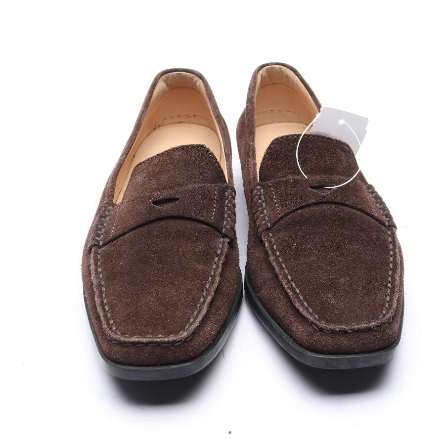 Image 2 of Gommino Loafers EUR 35 Dark Brown in color Brown | Vite EnVogue