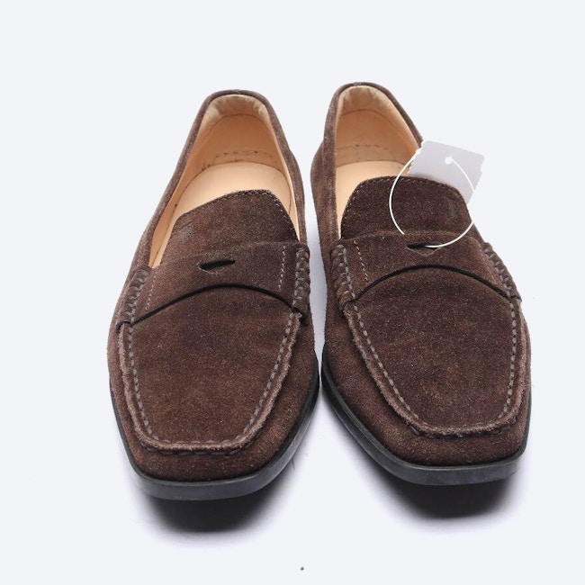 Image 2 of Gommino Loafers EUR 35 Dark Brown in color Brown | Vite EnVogue