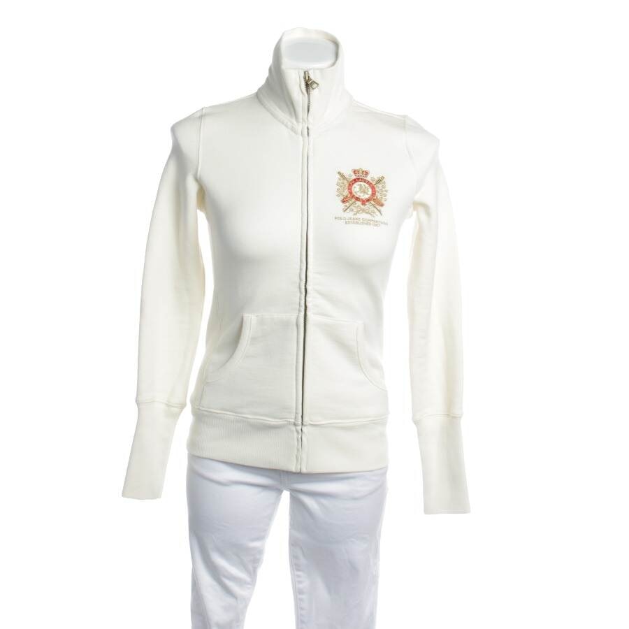 Image 1 of Sweat Jacket S Beige in color White | Vite EnVogue