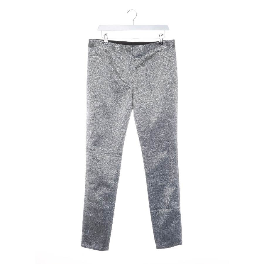 Image 1 of Trousers 40 Silver in color Metallic | Vite EnVogue