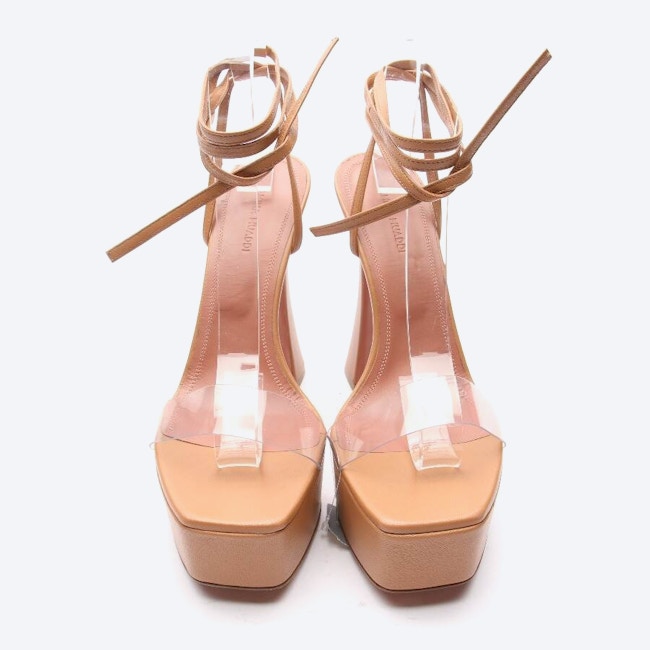 Image 2 of Heeled Sandals EUR 40 Light Brown in color Brown | Vite EnVogue