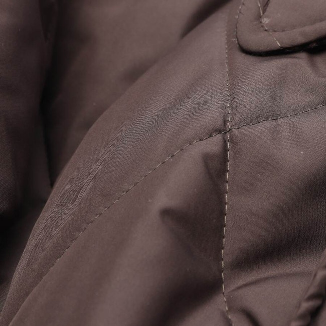 Image 4 of Quilted Coat 110 Dark Brown in color Brown | Vite EnVogue