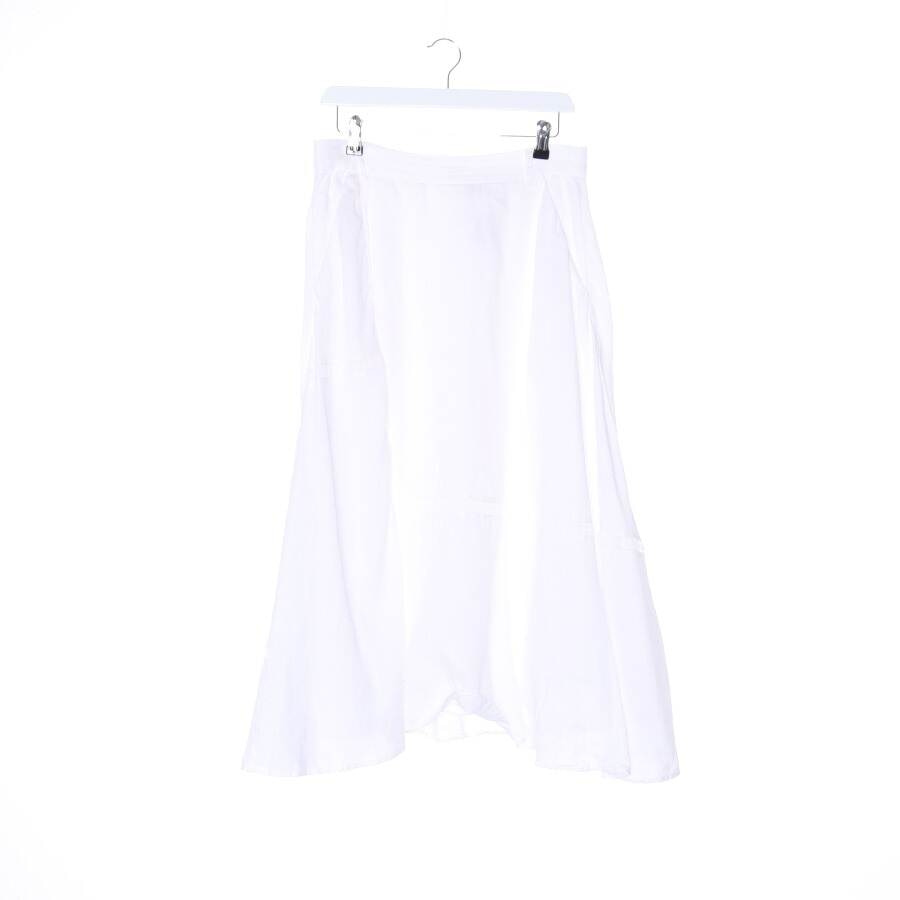 Image 1 of Linen Skirt M White in color White | Vite EnVogue