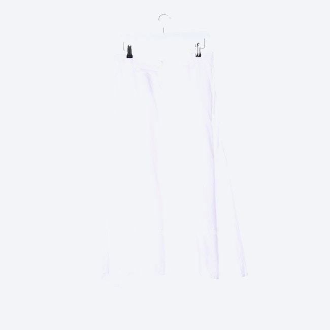 Image 2 of Linen Skirt M White in color White | Vite EnVogue