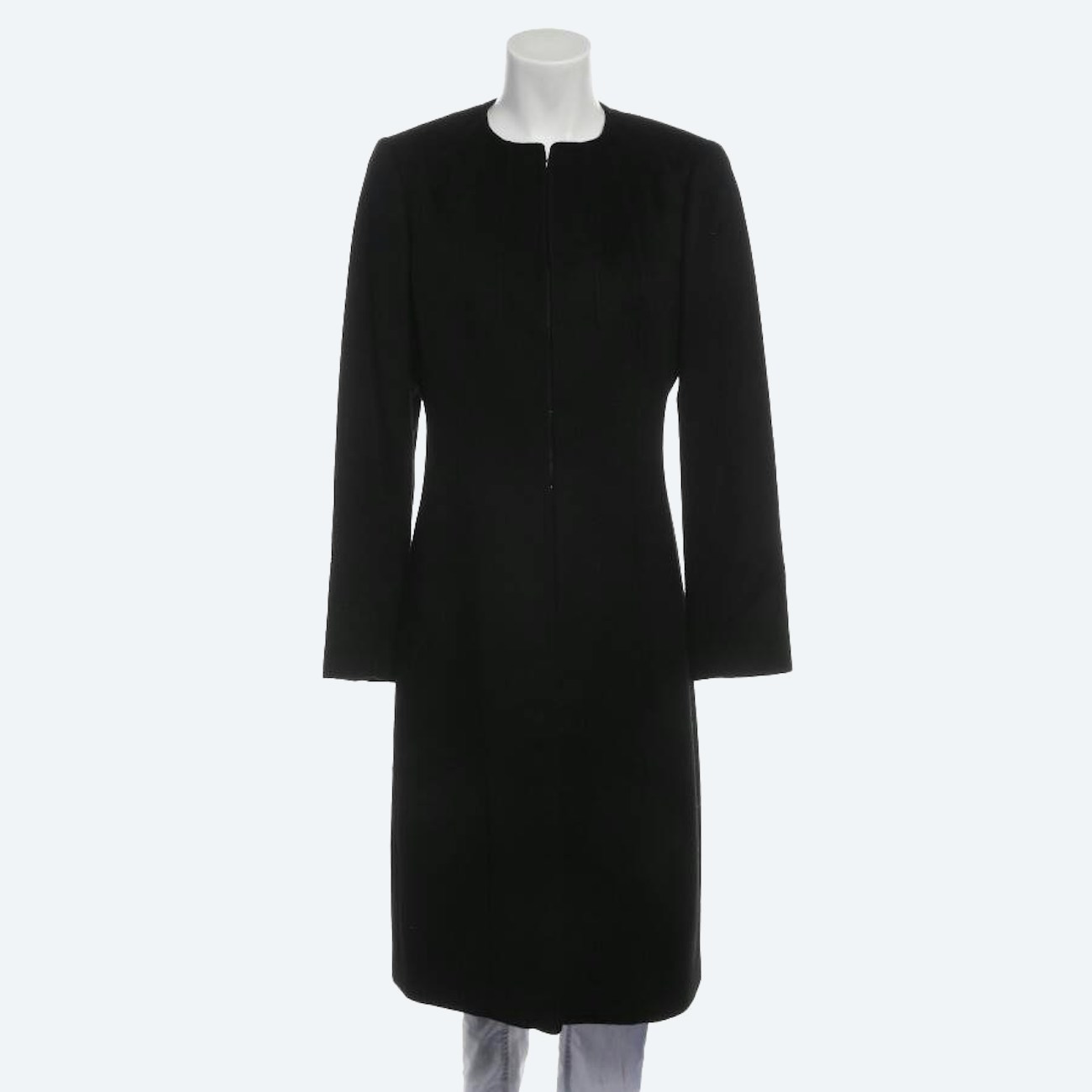 Image 1 of Cashmere Coat 36 Black in color Black | Vite EnVogue