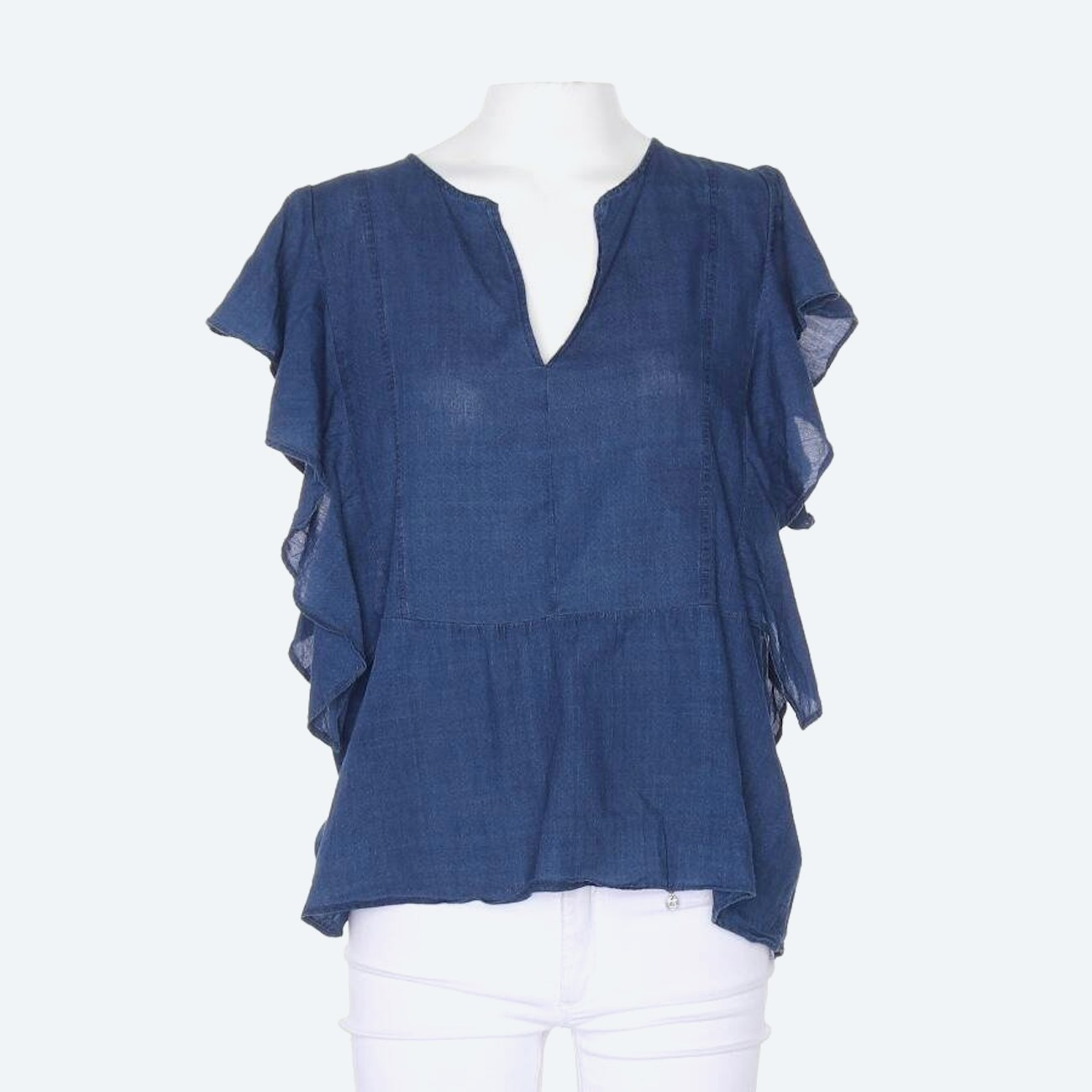 Image 1 of Shirt 34 Blue in color Blue | Vite EnVogue